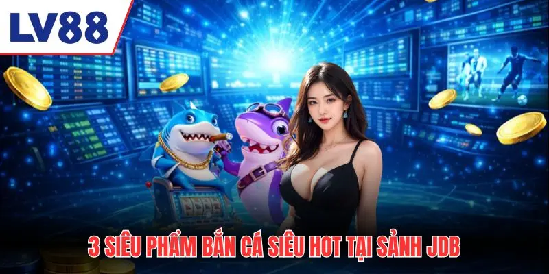 3 siêu phẩm bắn cá siêu hot tại sảnh JDB
